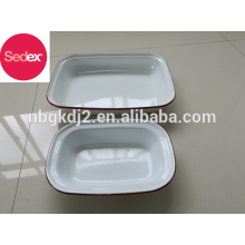 Good Quality Top Selling Products square enamel plate &carbon steel enamel dish